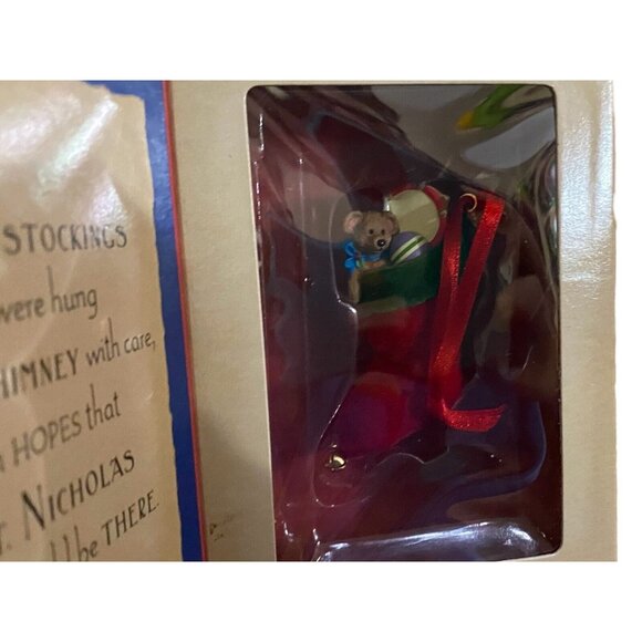 Hallmark Keepsake Twas The Night Before Christmas Ornament Set Clement Moore 01' - Picture 6 of 6